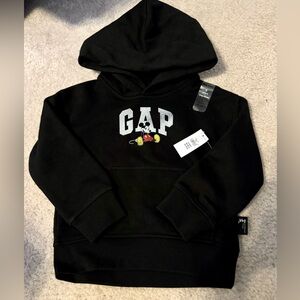 Gap x Disney Micky Mouse Black Hoodie - NWT - 3T
